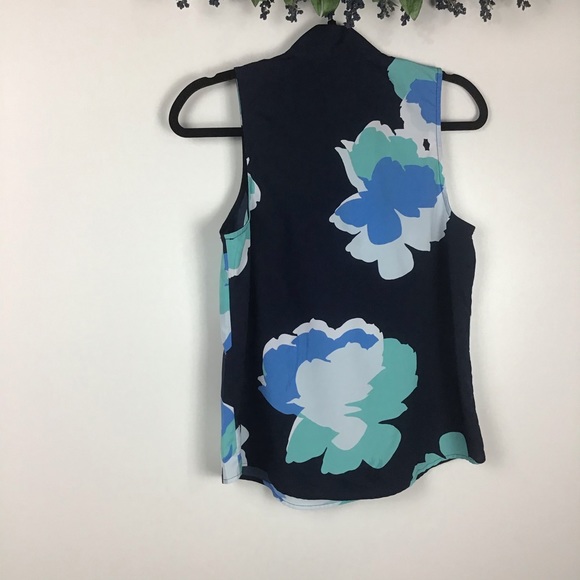 a. new. day | Tie Front Floral Print Blouse~S - Picture 7 of 7